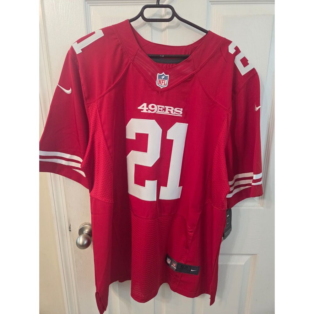 San Francisco 49ers Jersey Mens 52 Red NFL Football Frank Gore 21 On Field Nike
